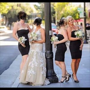 White House Black Market Strapless Dress